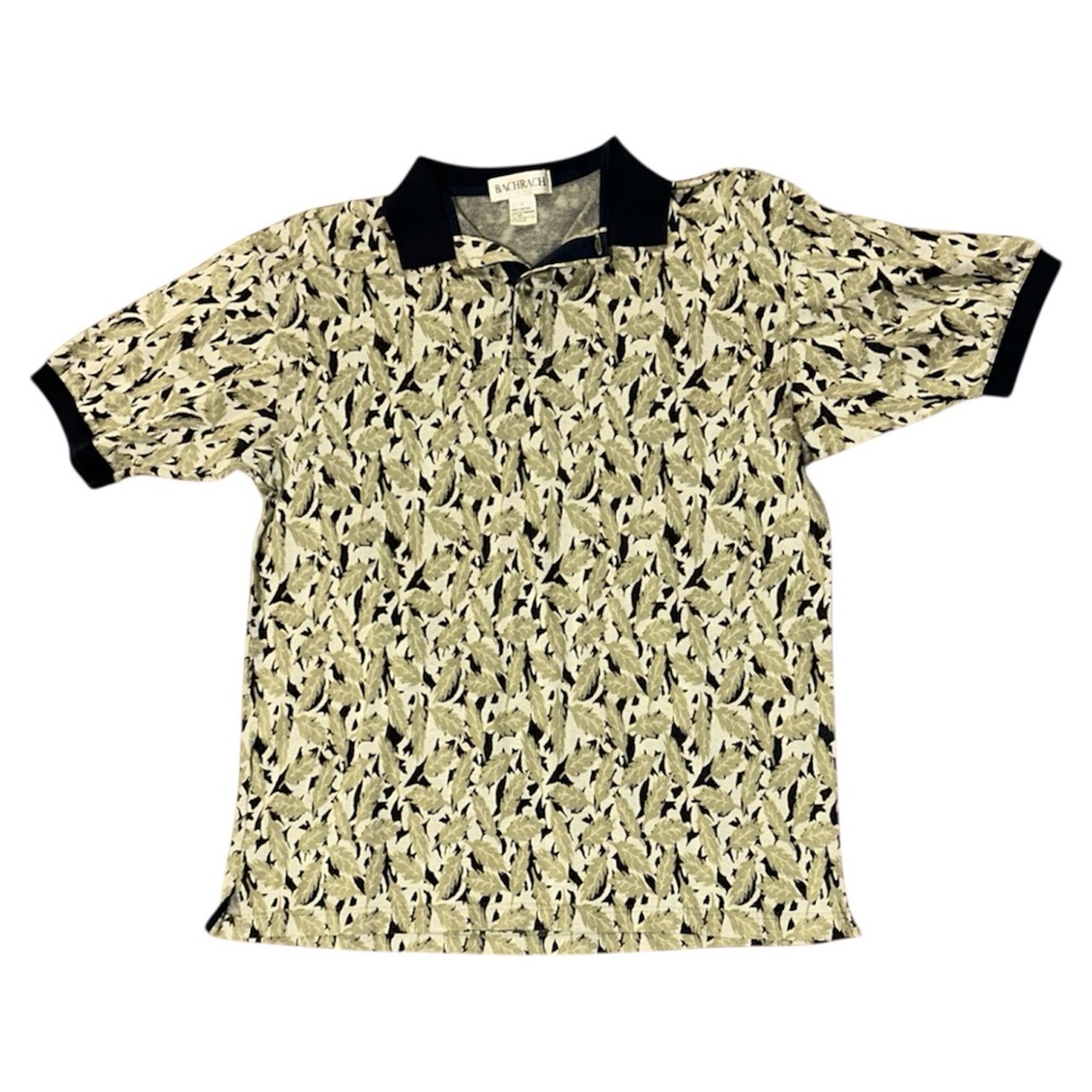 Vintage Funky Polo - Greg Norman Style 100% Cotton Large
